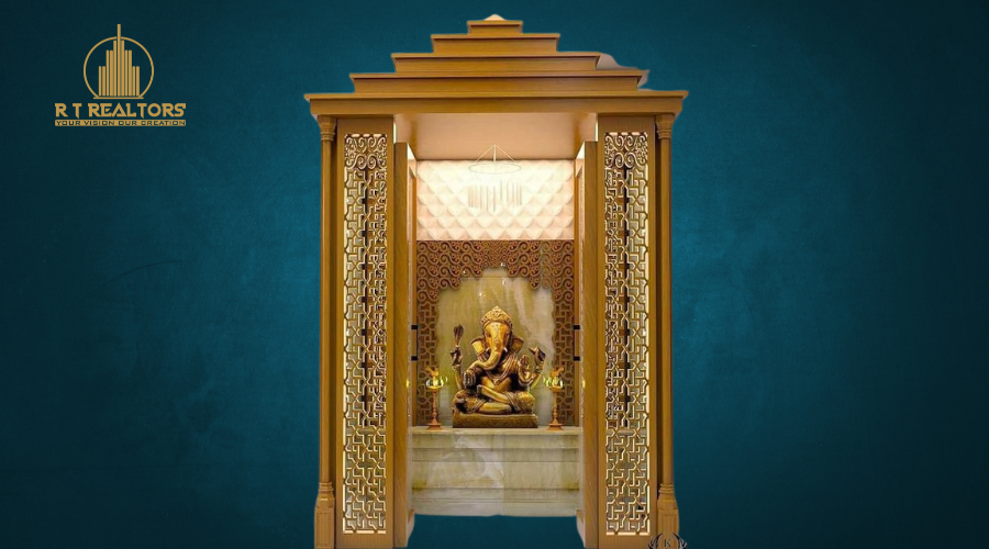 Indian door mandir design